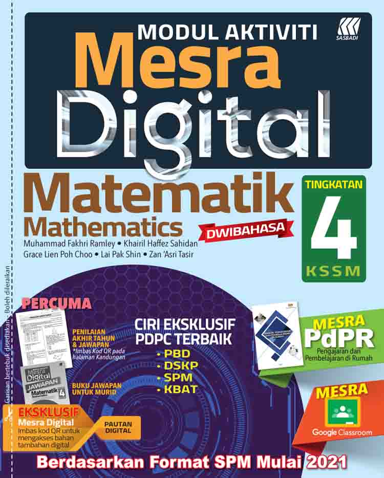 Matematik Tambahan Tingkatan 4 (Dwibahasa)